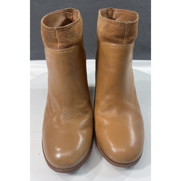 Kate Spade Luckie Ankle Boots Booties Tan Brown Suede Leather Women’s Size 7.5 - Picture 12 of 16